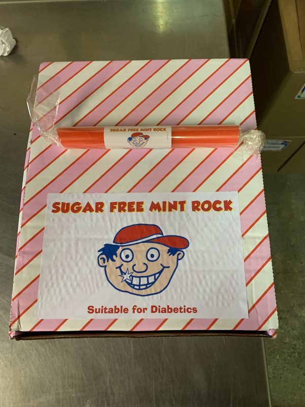 Sugar Free Large Mint flavoured rock stick