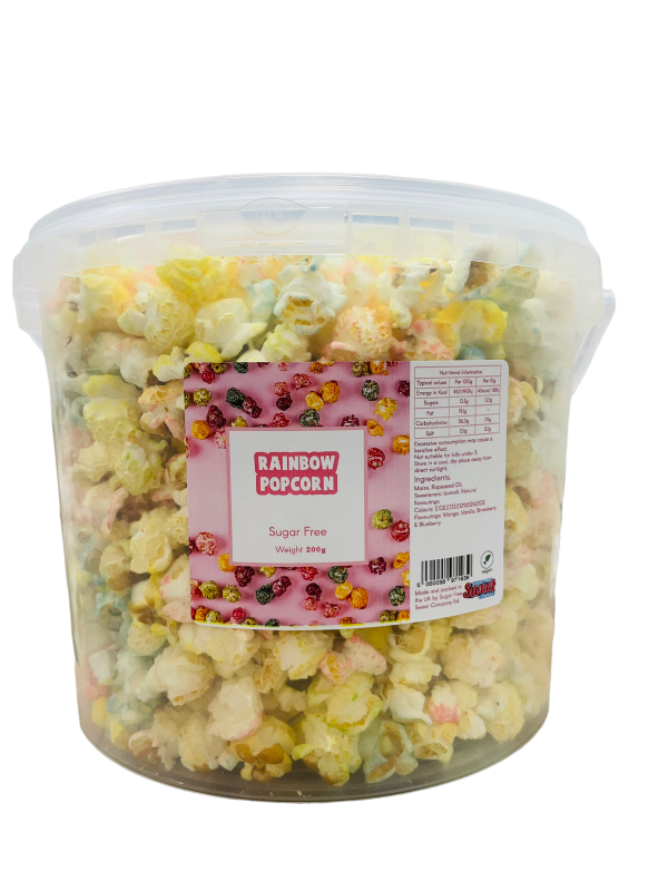 Sugar Free Rainbow Popcorn 5 litre