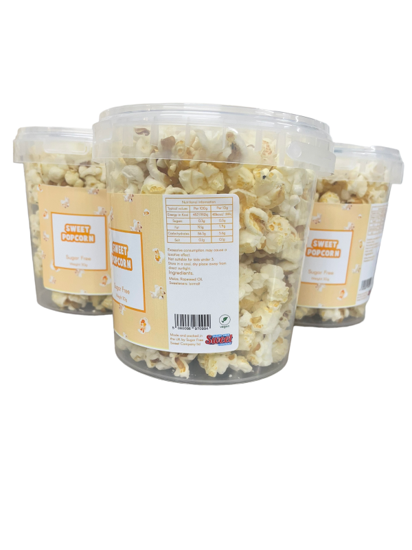 6x 1 litre Sweet Popcorn Sugar free - Image 3