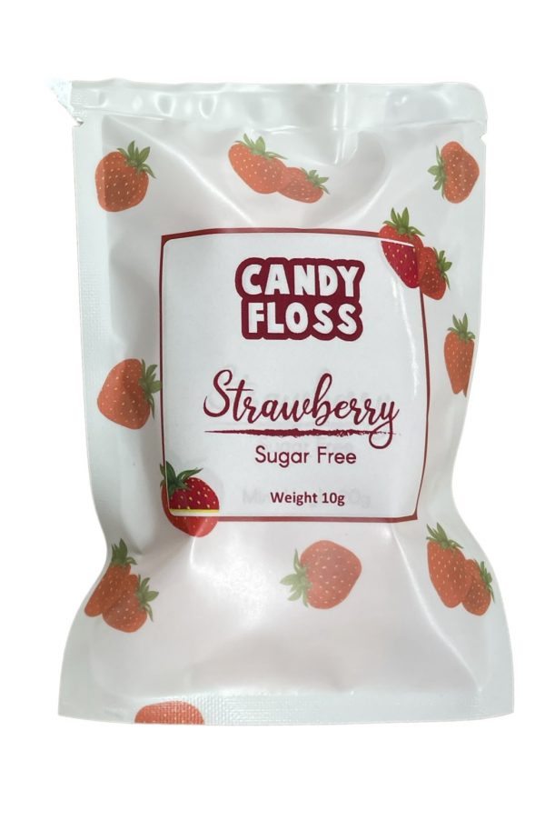 6x10g Sugar Free Candy Floss Pouches - Image 2