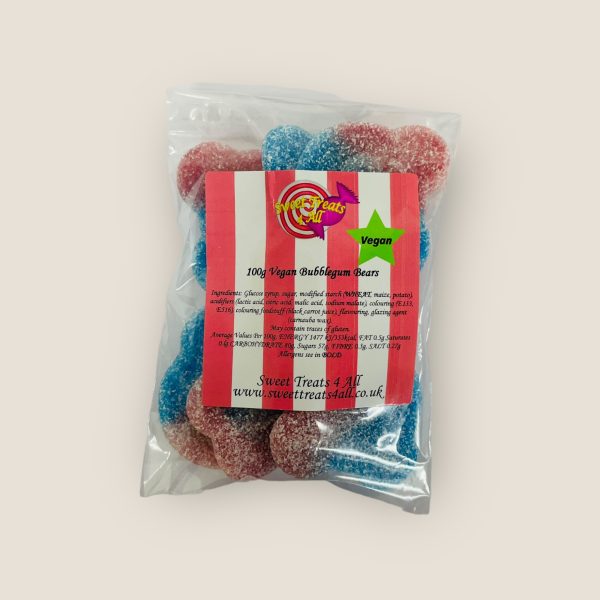 100g Vegan Bubblegum Bears