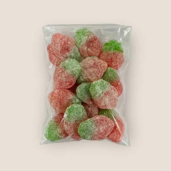 100g Vegan Fizzy Strawberries - Image 2