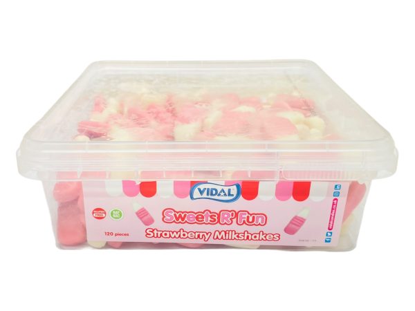 864g Strawberry Milkshake Bottles Tub