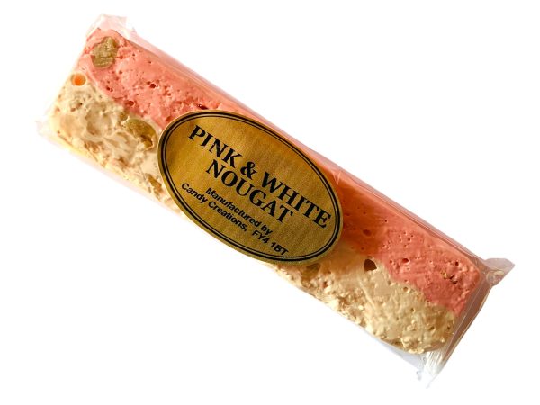 110g Pink & White Nougat Bar